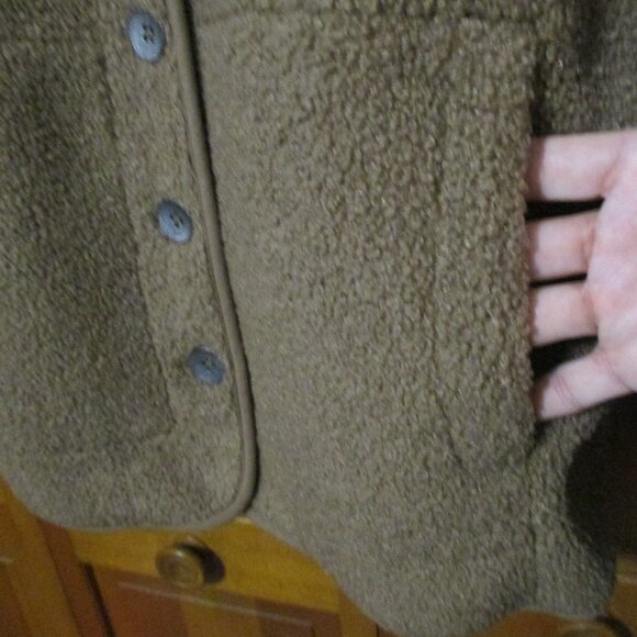 Susan Graver jacket mocha brown button down soft & stretchy with pockets size 2x - Picture 7 of 12